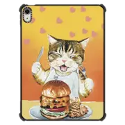 iPad Air 11-inch (M2/M3) iPad Impact Case Hamburger cat