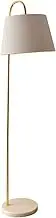 Standing Lamp Elegant Creative Floor Lamp Metal Stand Lamp Reading Floor lamp with Fabric Shade Suitable for Living Room Dining Room Study Room Bedroom Bedroom Lamp