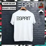 100% 優質棉 ESPRIT 棉 T 恤 T 恤襯衫街頭服飾圓形男士 XS-3XL