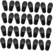 BESPORTBLE Prince Shoes 11 Inch Miniature Flat Shoes for Dollhouse 20 Pairs Variety Pack
