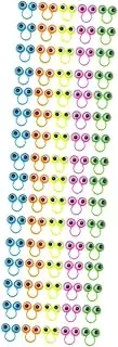 Vaguelly 4sets Fidget Pack Eyes Ring Eyes Baby Fidget Toy for Boys and Girls Educational Interactive Finger Toy 30pcs*4