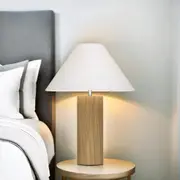 Kari Table Lamp Natural Wood MTBL030 Mercator Lighting