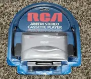 RCA Portable Stereo Cassette Tape Player AMFM Radio Bass Boost RP-1820 BRAND NEW