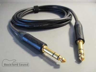 Canare L-2T2S | 18 FT | Gold TRS to TRS Balanced Patch Cable