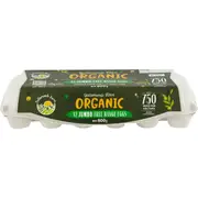Yallamundi Farm 12 Organic Jumbo Free Range Eggs 800g
