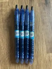 Pilot BEGREEN B2P( BOTTLE 2 PEN )Rollerball 0.7mm Gel Pens,BLACK(PKT 4)BRAND NEW