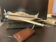 Bonanza A36 1:24 Scale Large Wood Model Airplane