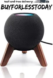 Real wood stand for Homepod mini(2020 released), wooden holder tripod with me...