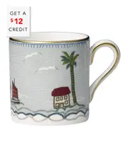 Kit Kemp for Wedgwood Sailor's Farewell Espresso Cup And Saucer Set with $12 Credit