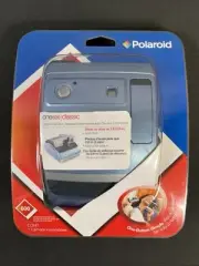 Polaroid One 600 Classic Factory Sealed Instant Flash Film Camera Blue