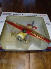 VINTAGE LOCKHEED VEGA 5B AIRPLANE BANK FIRST EDITION 1992 SENTRY HARDWARE...