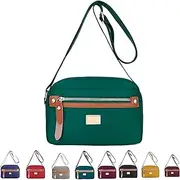 [Generic] Popularate Nylon Crossbody Bag, Waterproof Lightweight Multi-layer Messengers