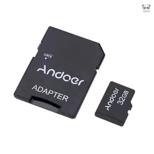 Andoer 32GB Class 10 存儲卡TF卡內存卡 用於相機PC手機GPS 膠盒裝