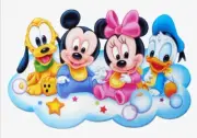 A4 Mickey & Friends Edible Wafer Image Cake Wrap Paper Sheet Printed