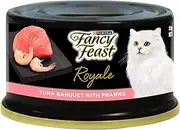 [Fancy Feast] Royale Adult Wet Cat Food Tuna Banquet with Prawns 24x85g