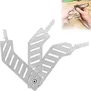 Comb Lock Picks Set, 3-in-1 Portable Stainless Steel Lock Picking Kit, Multifunctional Hand Tool for Firefighters, Emergency, and Professional Use