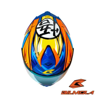 BILMOLA 彩繪安全帽RAPID S七龍珠系列Dragon Ball Z孫悟空 悟空聯名限量款 通過台灣安全認證標準