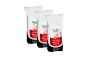 3 x Olay Regenerist Micro Exfoliating Wet Cleansing Cloths 30Pk