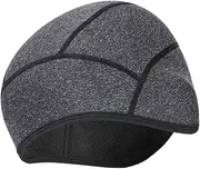 [SAFIGLE] Unisex Helmet Inner Hat Warm Motorbike Helmet Liner with Ear Covers for Winter Cycling Running Skiing Comfortable Breathable Protective Lining