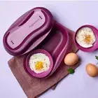 Tupperware Microwave Breakfast Maker With Inserts Egg Omelet Oats Meal Prep