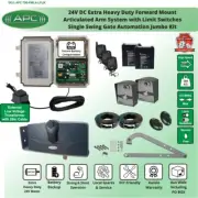 Articulated Arms Single Driveway Gate Motor External Transformer Jumbo Kit