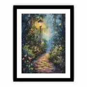 Evening Garden Art Framed print