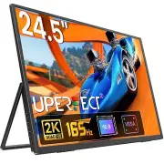 UPERFECT 24.5" 2K 165Hz Portable Monitor 2560x1440 for PS4/5 Xbox and Laptop