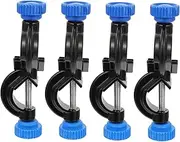 HEALEEP 4pcs Stand Clamp Holder Adjustable Right Angle Clamps for Labs Home Use Easy Rotate Knobs for Accurate Fixation Essential Laboratory Supplies