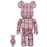 在飛比找Yahoo!奇摩拍賣優惠-全新 Bearbrick 400% + 100% 2017 