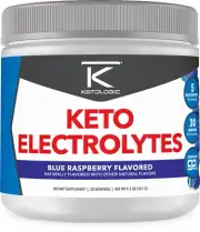 Ketologic Keto Electrolyte Powder (Blue Raspberry) 30 Servings - Sugar-Free