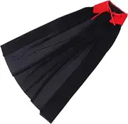 GETAJGHSD Halloween Vampire Cape Single Layer Medieval Cloak with Stand Collar Long Unisex Costume for Cosplay Masquerade Party Stage Performances Breathable Material Vintage Design
