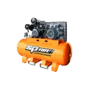 SP Tools 7.5Hp 3 Phase Belt Drive Air Compressor - Triple Cast Iron Stationary