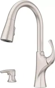 Pfister LaDera Kitchen Faucet with Pull Down Spot Defense Stainless Steel