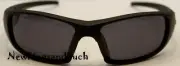Polarized New Wrap Nitrogen Flat Black & Red 100% UVA & UVB Sunglasses 140