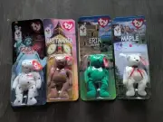 4 Toy Set Ty International Beanie Baby Bears McDonald's NIB Erin Glory Britania