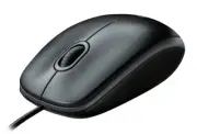 Logitech B100 USB Standard Wired Mouse Right or Left-Hand Use - Black