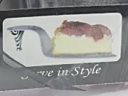 WILD EYE DESIGNS Shoe Wedding Cake Pie Server Zebra High Heel Removable Magnetic