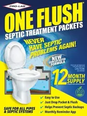 Septic Tank Treatment 1 Year Supply of Septic Treatment- Dissolvable Septic