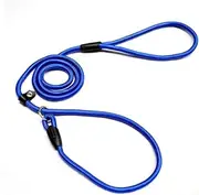 CIYODO Adjustable Pet Nylon Lead Leash for Dogs Durable Blue Traction Rope for Training Walking Strong Adjustable for Pets Long