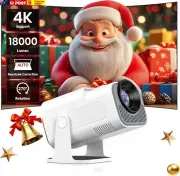 Mini Projector - Portable Projector 4K Full HD with Android 11, Wifi 6 BT 5.0, S