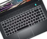 Keyboard Cover Skin for 2023 Dell Alienware M16 R1 R2, Dell G16 7630, Alienware x17 R2 R1 17.3", Alienware m15 R5 R6 R7 & Alienware x15 R1 R2 15.6", Alienware m17 R5, Dell Alienware Protector, Black