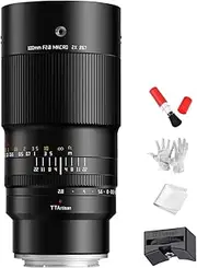 TTartisan 100mm F2.8 Macro 2X Full-Frame Manual Focus Lens,Compatible with Sony E-Mount Mirrorless Cameras a7 a7II a7III a7R a7RII a7RIV a7S a7SII a7SIII a9 a5000,etc.