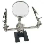 Third Helping Hand TOOL 4x MAGNIFIER w/ CLAMPS for Soldering + Jewelry Work