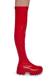 [AZALEA WANG] Favorite Knee High Boots- Red