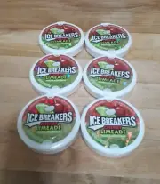6CT: Ice Breakers CHERRY LIMEADE Sugar Free Mints 1.5z ltic tac vitD HERSHEY CO