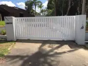Hamptons Style SLIDING Gates with CHUNKY TOP and BOTTOM DIY Kits Alloy Custom