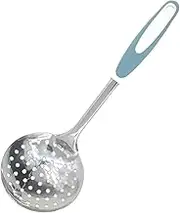 Skimmer Slotted Spoon - Kitchen Strainer Scoop, Non-slip Strainer Spoon, Multifunctional Kitchen Filter Spoon | Stainless Steel Skimmer Strainer, Large Capacity Cooking Tools for Kitchen Utensils