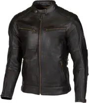 Merlin Chase II D3O Motorcycle Leather Jacket, black, Size 48 for Men