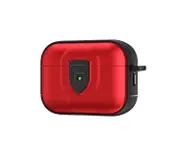 Full Protective Cover for AirPods Pro 2nd Generation, AirPods Pro 2 Case with Keychain - Red