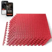 SQUATZ 6 pcs. Thick Puzzle Exercise Mat, EVA Foam Interlocking Tiles Protective